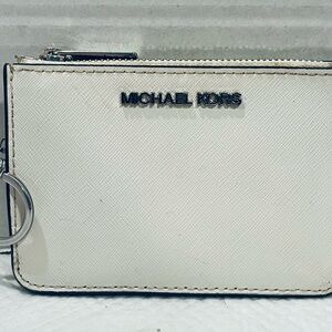 Michael Kors White Card Holder